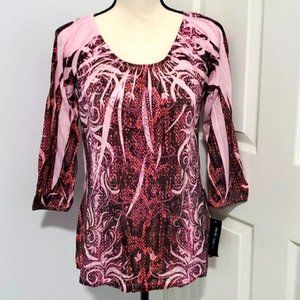 Pink Style & Company Blouse NWT
